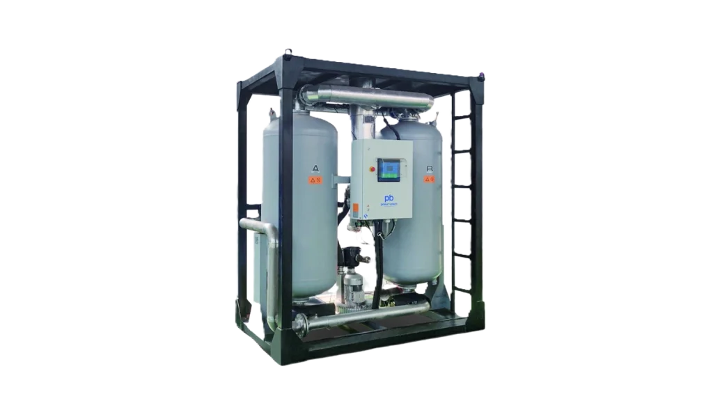 FOOENS desiccant air dryer for -70°C dew point - Continuous industrial operation