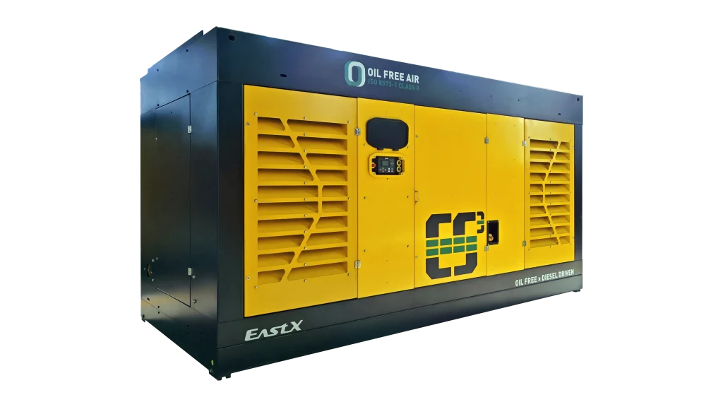 FOOENS diesel oil-free air compressor - ISO 8573-1 Class 0 certified