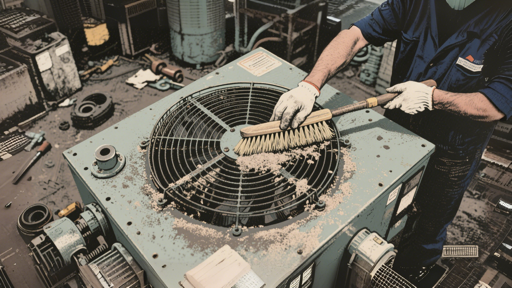 Air compressor maintenance