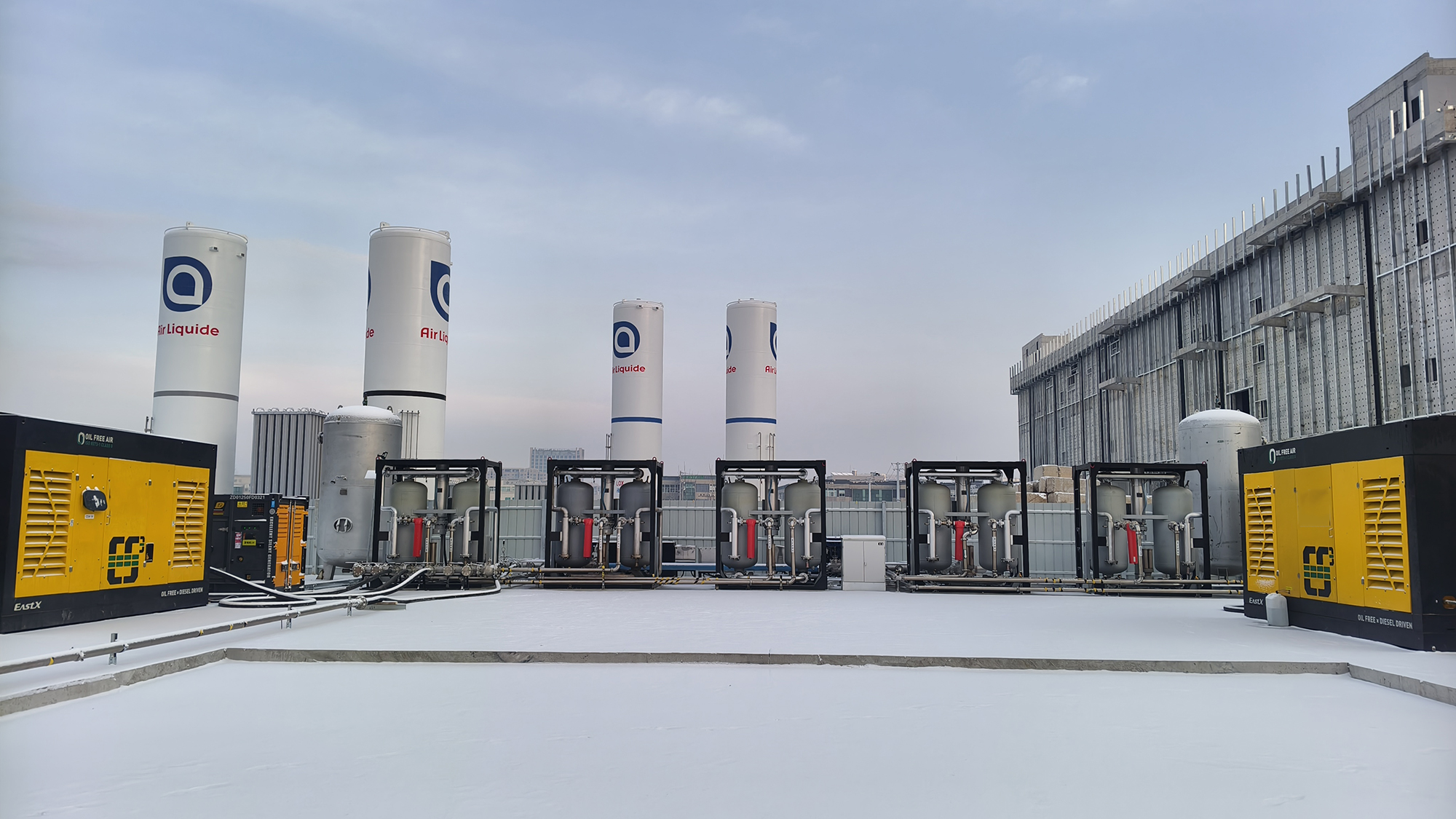 Oil‑Free Air Compressor Rental for Air Liquide ASU Project