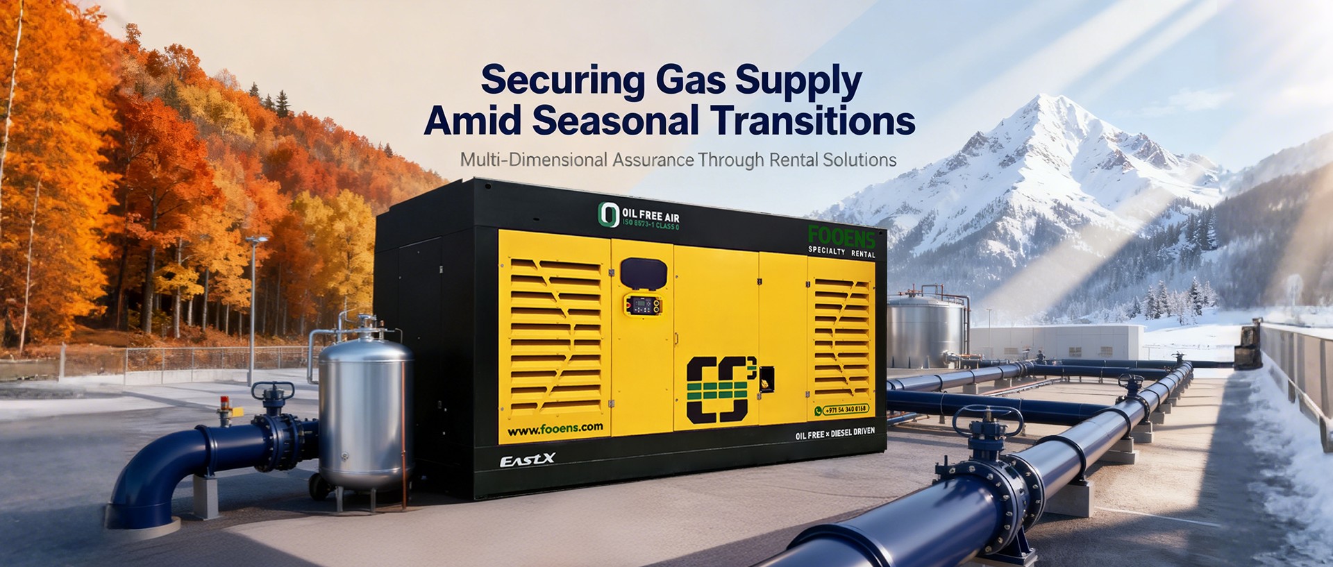 Securing Gas Supply Amid Seasonal Transitions: Multi-Dimensional Assurance Through Rental Solutions