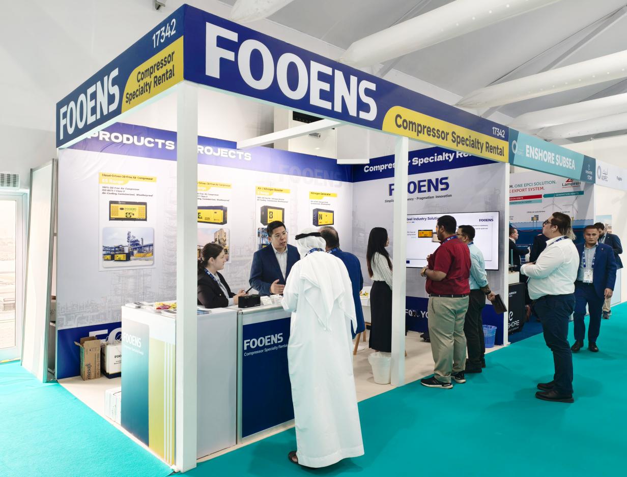 image1 FOOENS Compressor Specialty Rental Branding at ADIPEC 2025