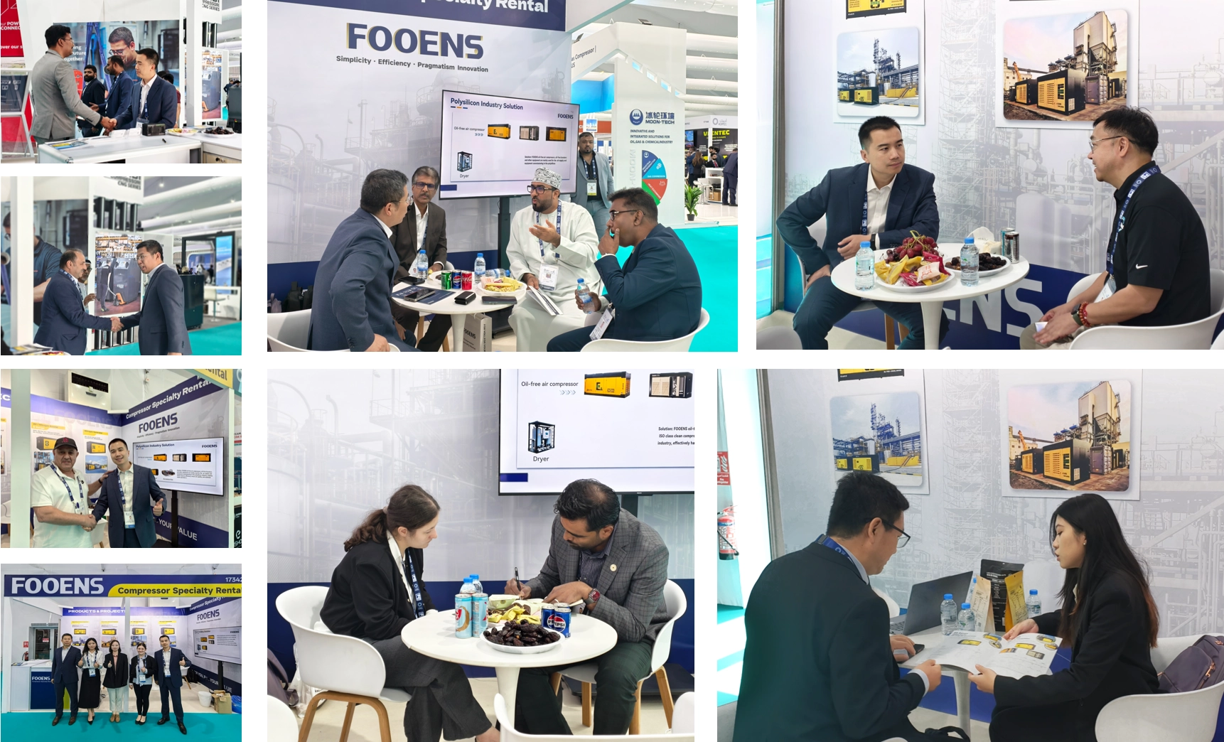 FOOENS Compressor Specialty Rental Branding at ADIPEC 2025