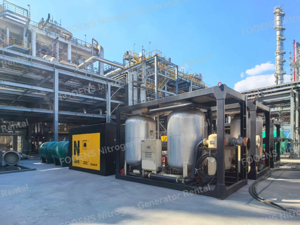 temporary nitrogen supply equipment rental - FOOENS