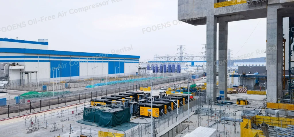 FOOENS nuclear-grade oil-free screw compressor rental
