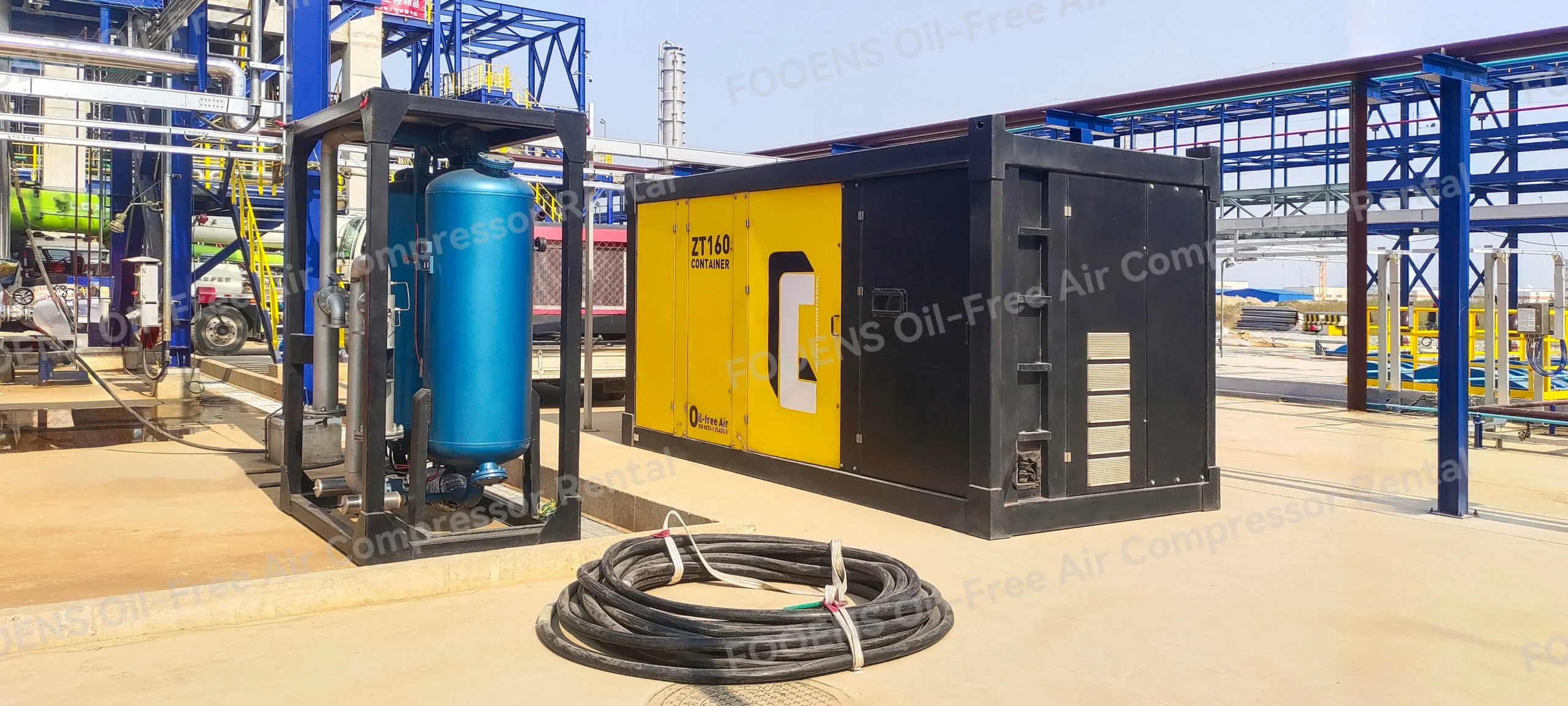 FOOENS clean air supply rental equipment for industrial use