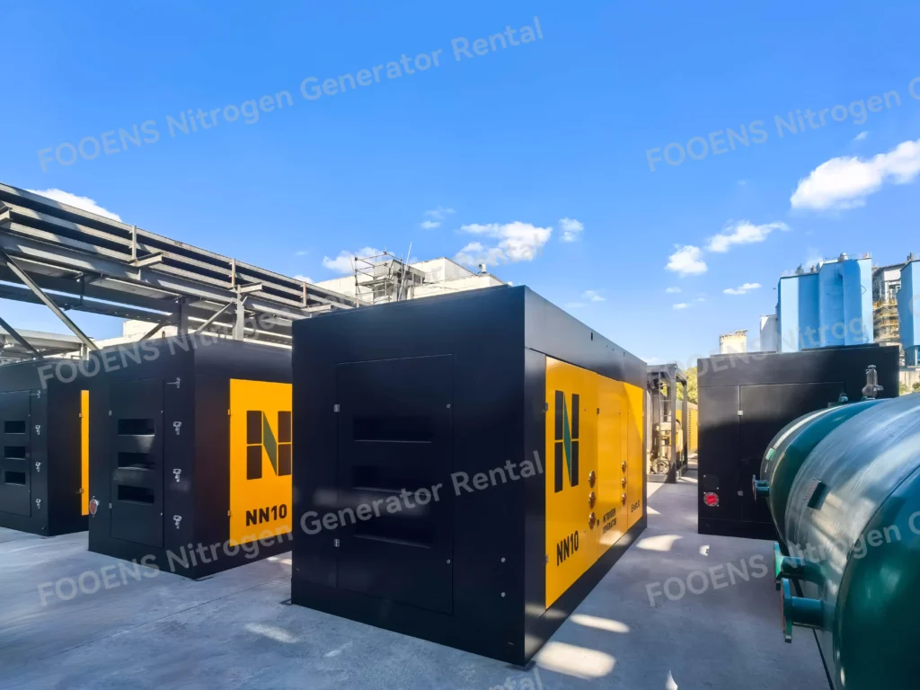 stable on-site nitrogen supply via FOOENS RENTAL