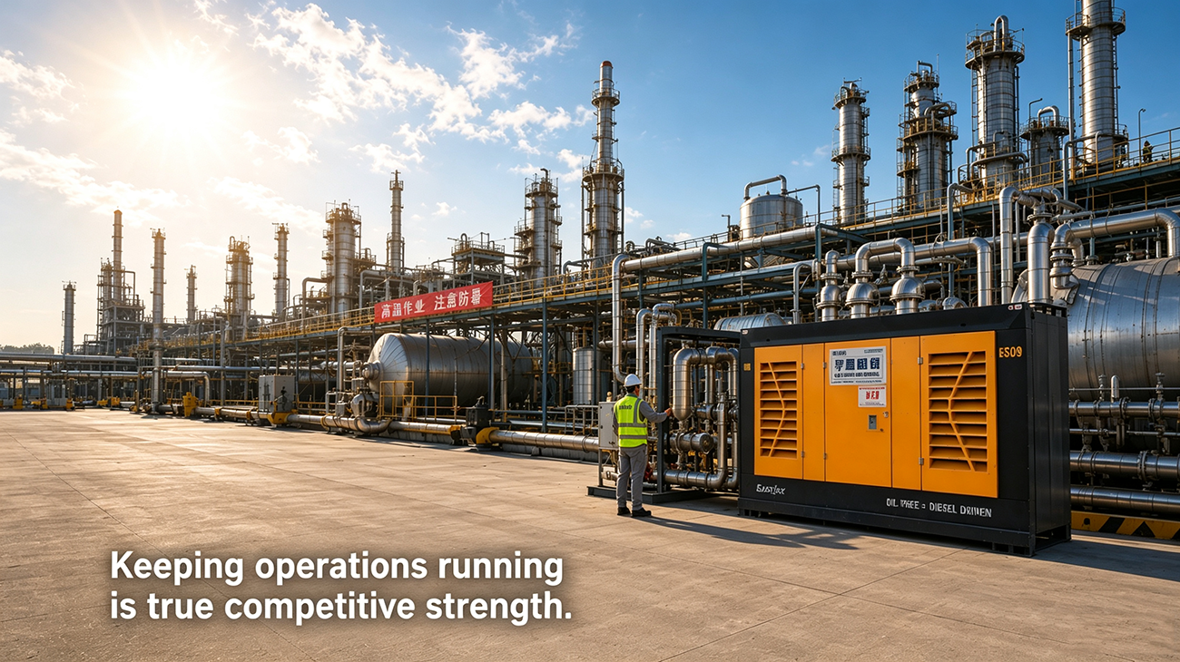 FOOENS compressor rental keeps operations running non-stop.